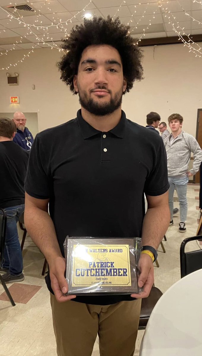 QVBoysLAX's tweet photo. We are proud of our lacrosse alumni as they make their way in the world! Congratulations Patrick Cutchember, QVHS ‘22! Clarion University Wrestling Freshman of the Year! #QVHS #Quakers @QVAthletics https://t.co/vAb5nET9kH