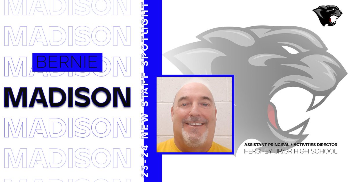 NEW STAFF SPOTLIGHT - BERNIE MADISON - JR/SR HIGH SCHOOL ASSISTANT PRINCIPAL/ACTIVITES DIRECTOR Bernie Madison is a graduate of the University of Nebraska Kearney (Kearney State). He has been education for 21 years as a teacher, coach, and assistant activities director.