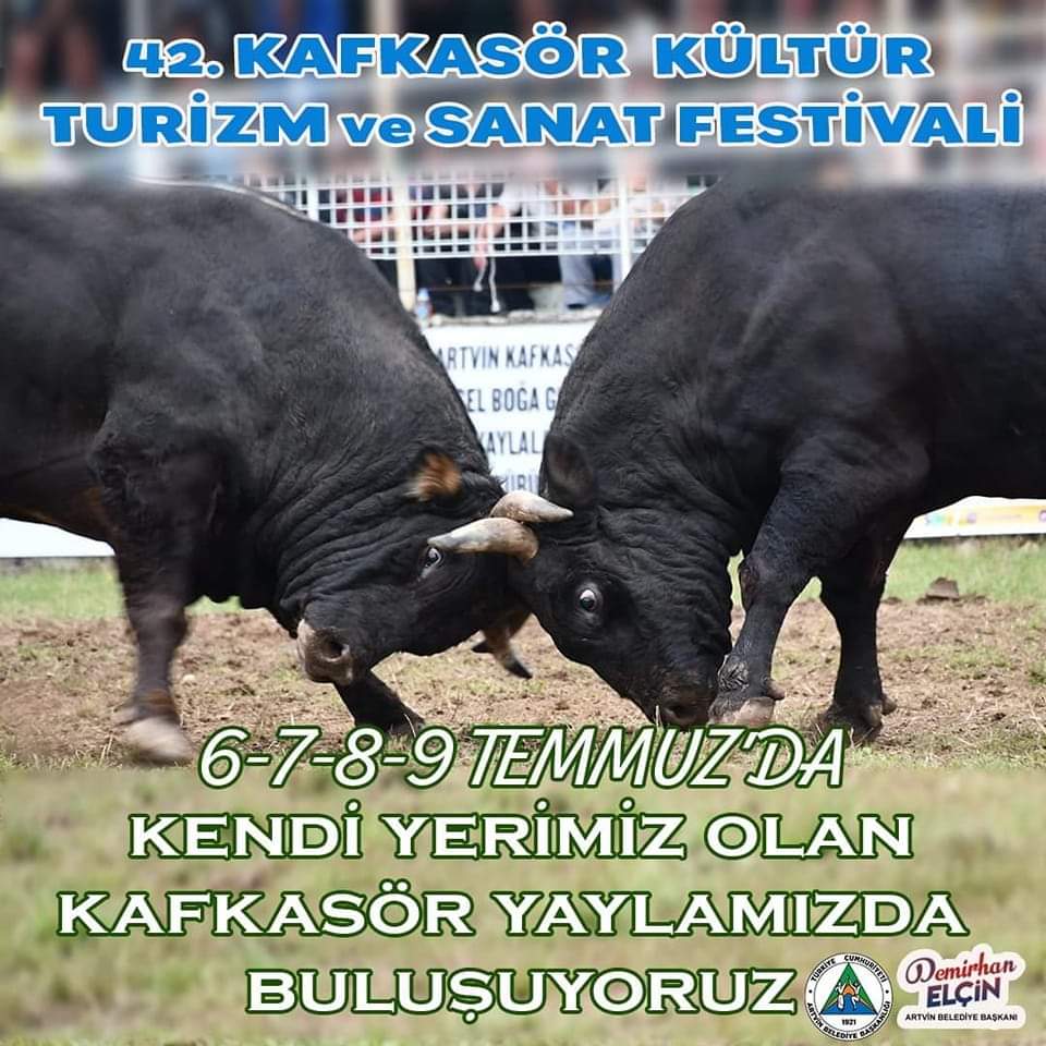 42. Kafkasör Kültür Turizm ve Sanat Festivalinin tarihleri belli oldu.
Artvin Belediyesi sosyal medya hesaplarından  yaptığı paylaşımda 
"6-7-8-9 TEMMUZ’DA kendi yerimiz olan Kafkasör Yaylamızda buluşuyoruz…" ifadeleri yer aldı.

#artvin #kafkasör #festival #turizm #artvinhaber