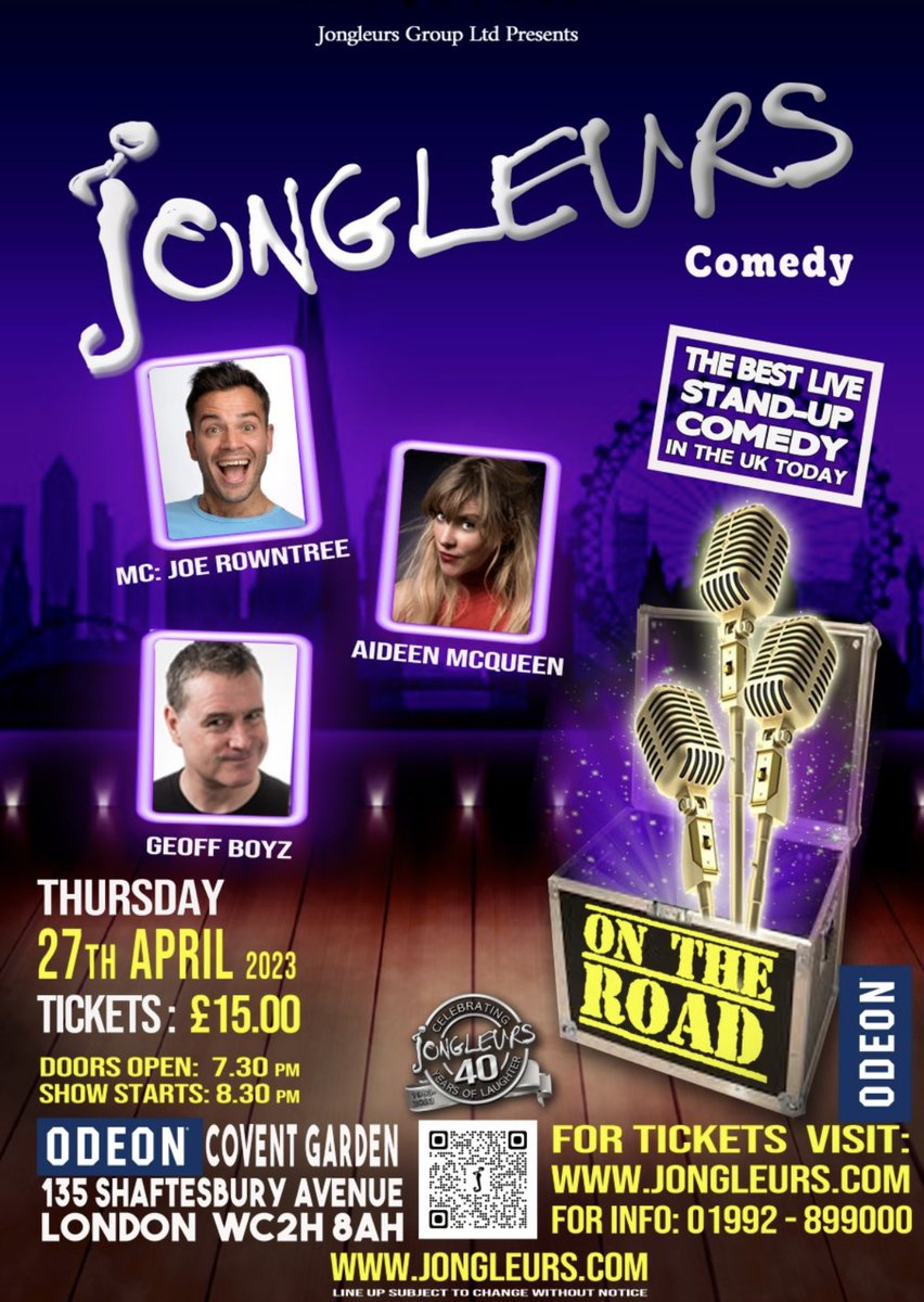 Jongleurs Group Ltd tweet media