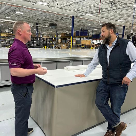 SummerSpaceUSA's tweet photo. Consistent leadership doesn't happen overnight! These two guys have worked side by side for the last 20 years! Joe and Brian lead from experience and from the floor level! Changes happens instantly, not through a boardroom.  #maineowned #familyrun #experience #summerspace https://t.co/fVZomltSM0