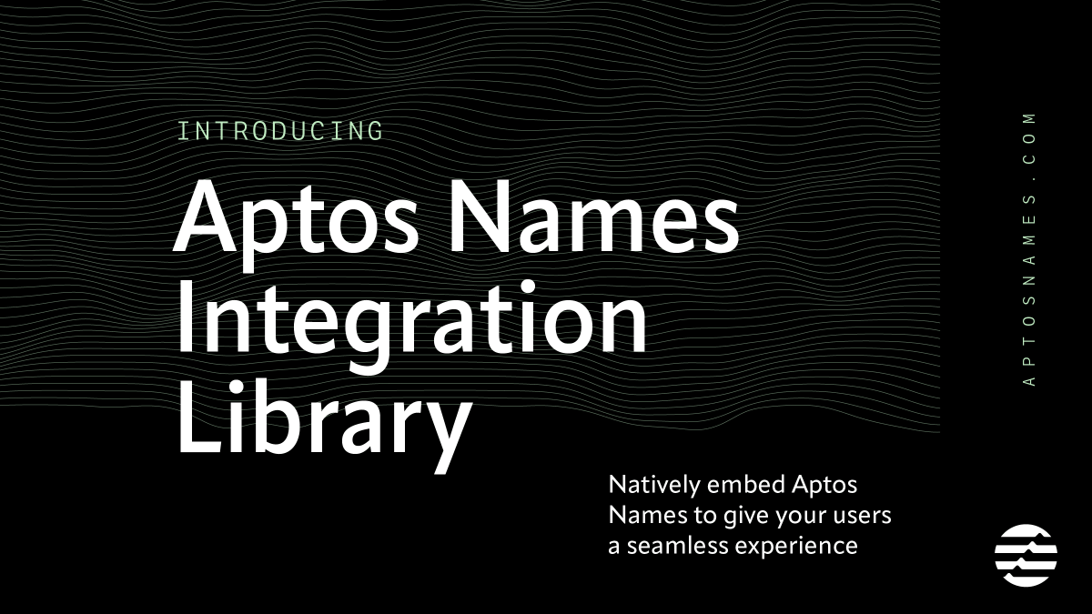 aptosnames.apt | Aptos Name Service tweet media