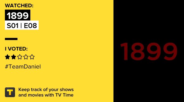SaraDossena's tweet photo. #1899 - S01 | E08 su TV Time
Voto 5 
Boh, il caos  https://t.co/jkBKcZiwq8 https://t.co/s9LRfRX1gX