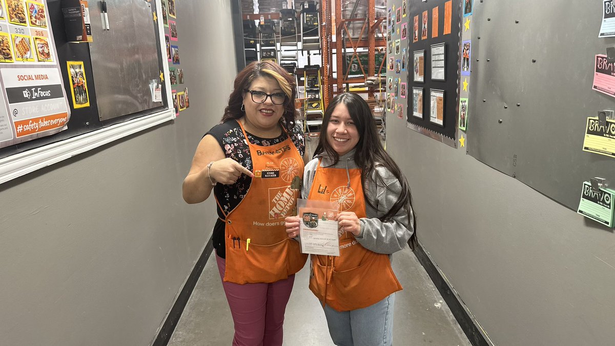 Congrats to Lily for being the Specialist Associate of the Month!! We appreciate your hard work and driving standards across the store and In paint!