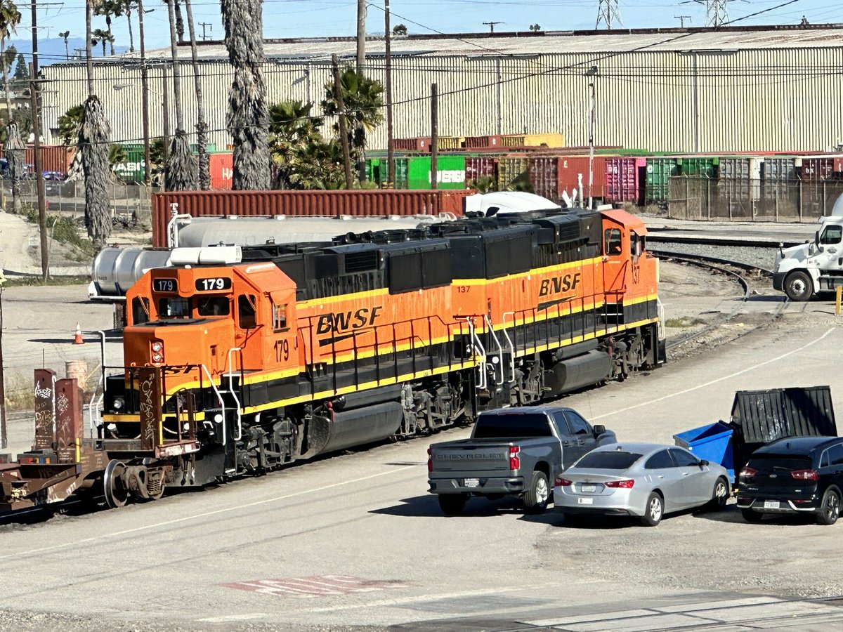 Picking up return load back east! At Wilmington CA port area.