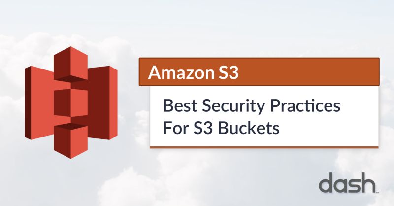 dashsdk's tweet image. Security Best Practices for Amazon S3 
dashsdk.com/resource/secur…

Learn more about S3 configuration and securing S3 buckets. Baseline configuration and security settings including: 
-Network/Public Access Restrictions
-Encryption
-Access Control

#aws #cloud #infosec #cloudsecurity