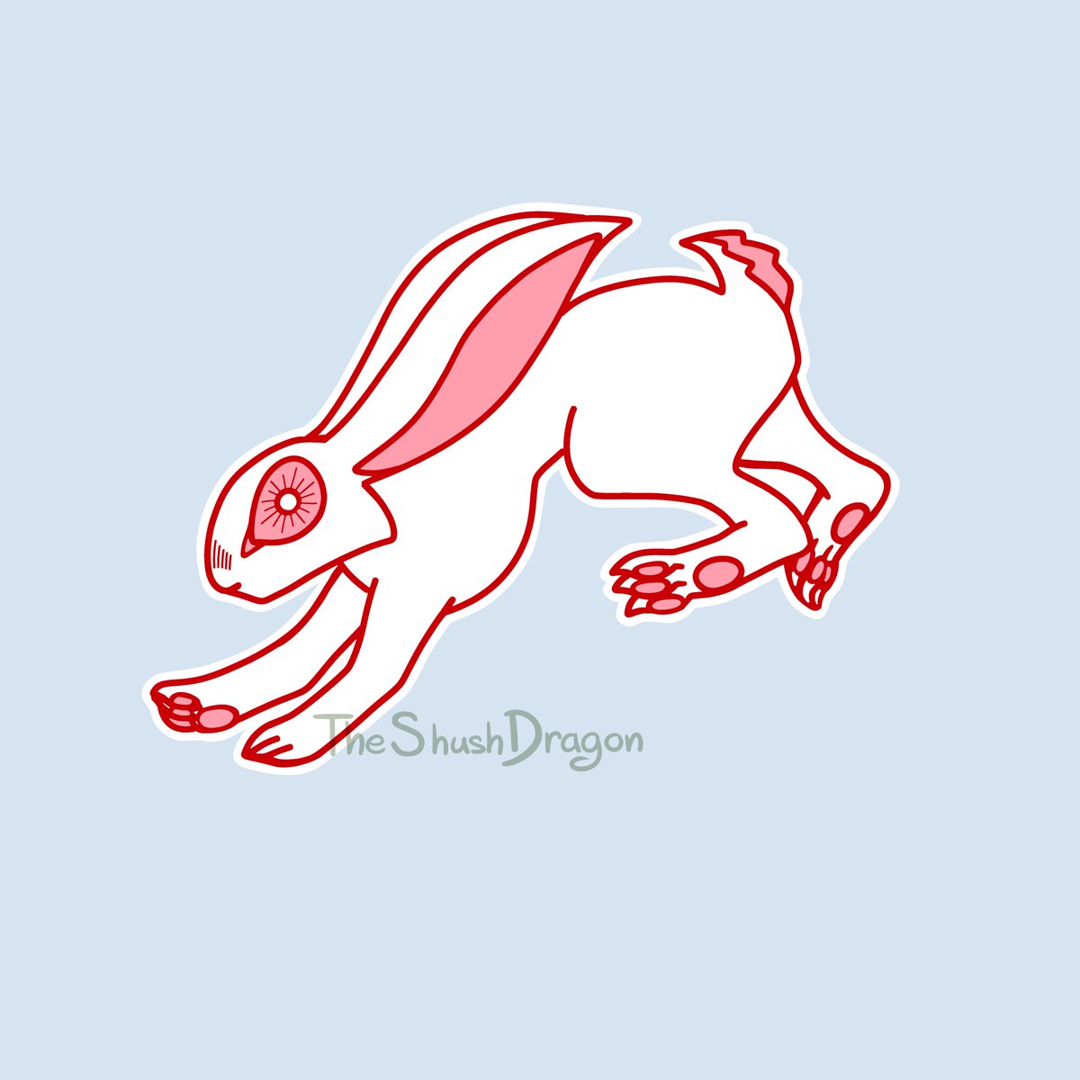TheShushDragon's tweet photo. Its starting to feel more like spring by me so here's a rabbit in celebration https://t.co/SKFRLiUUwt
