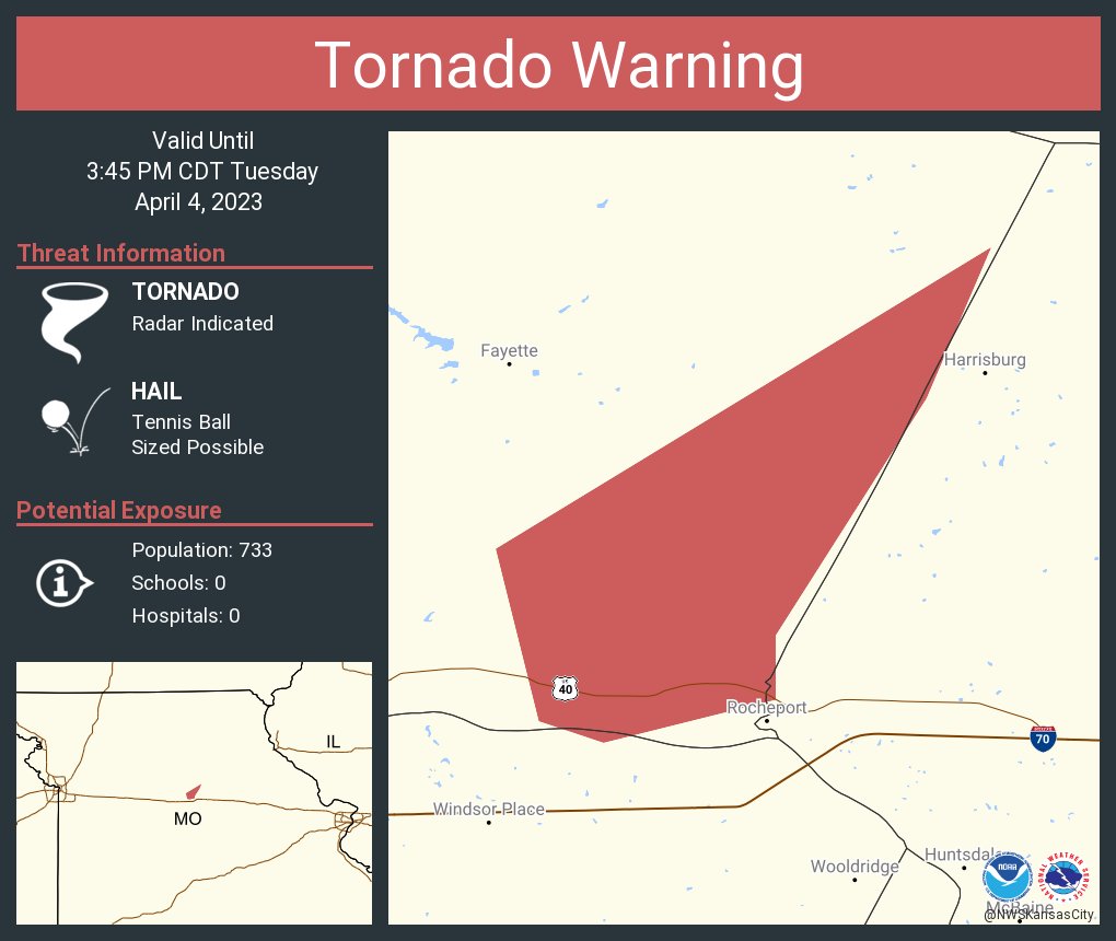 NWS Tornado tweet media