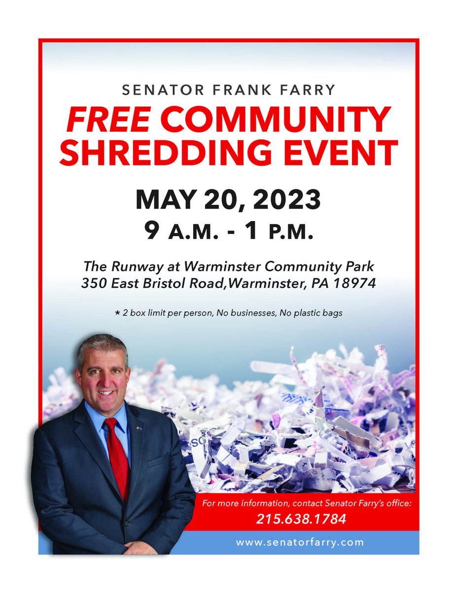 Free Community Paper Shredding Event
