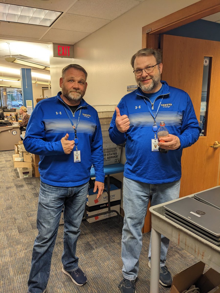 ItsMissHeinrich's tweet photo. Happy Assistant Principal Day to @GHSAPMcPeak &amp; Mr. Drexler! They are rockin' "PAIR-A" day for Paraprofessional Appreciation Week! 🎲🎲 https://t.co/gUOc8MwfI1