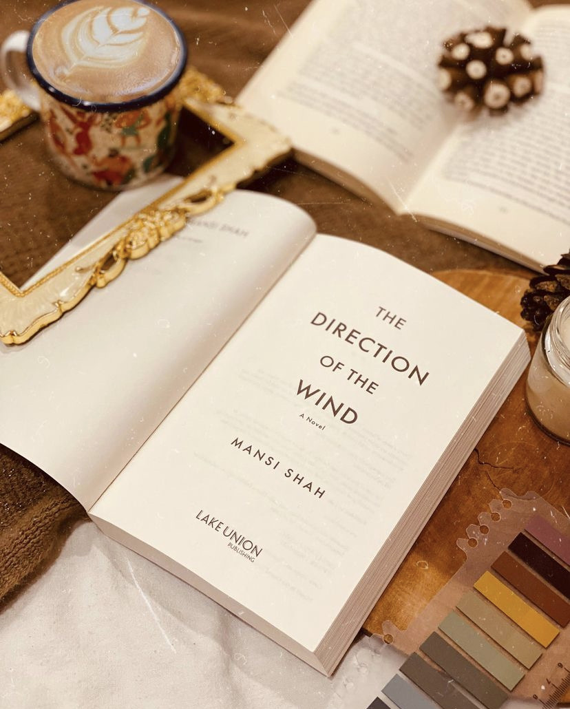 In love with these wonderful features by 📸@/monikasbookblog &amp; @/the._bookarazzi for our Bookstagram &amp; Creative tour of The Direction of the Wind by <a href="/mansiwrites/">Mansi Shah</a>!! 💜✨ Find their stops + reviews in our Bookstagram hashtag #TheDirectionoftheWindMTMC &amp; enter the INTL Giveaway! 🔥