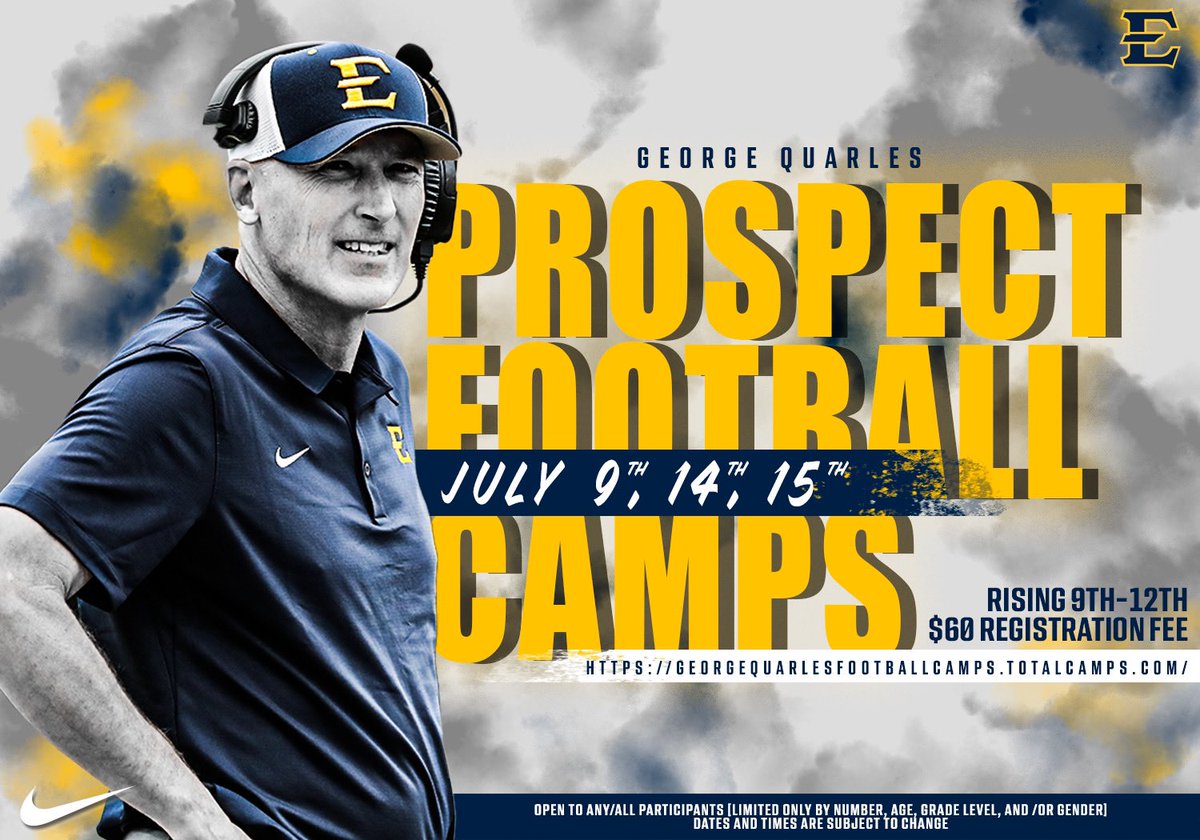 Now that Spring Ball is in the rear view, its time to look FORWARD! Camp dates are 👇👇. Come COMPETE and show your BEST in front of THE BEST!!! WOOOOOOO!!!! #GoBucs