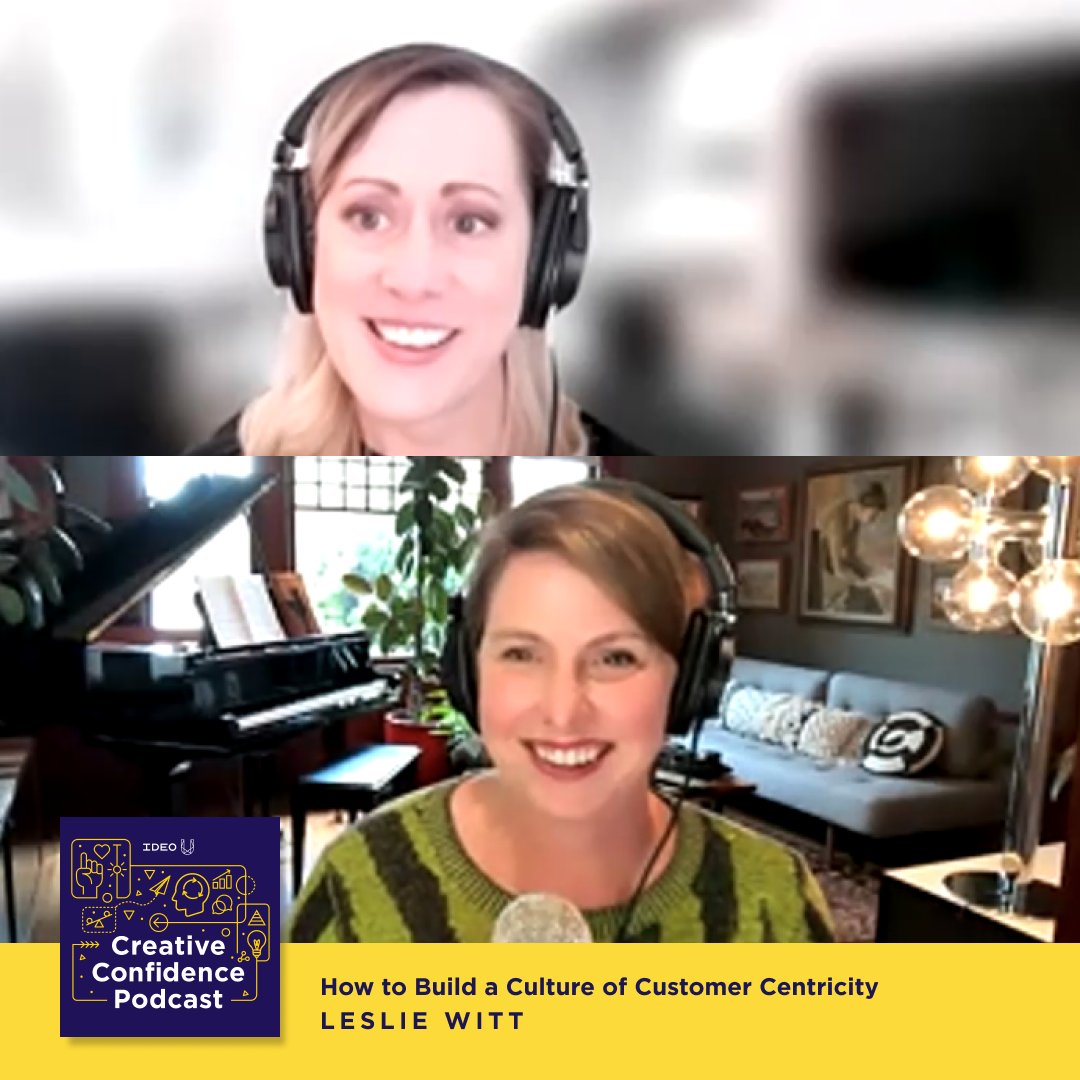 IDEOU's tweet photo. Is your company customer centric? How do you measure it & how do you get others on board?
We spoke with Leslie Witt, Chief Product & Design Officer at Headspace Health, abt how orgs can shift toward greater customer centricity: https://t.co/AjktgVcWvI
#ideou #creativeconfidence https://t.co/jTldfXTagQ