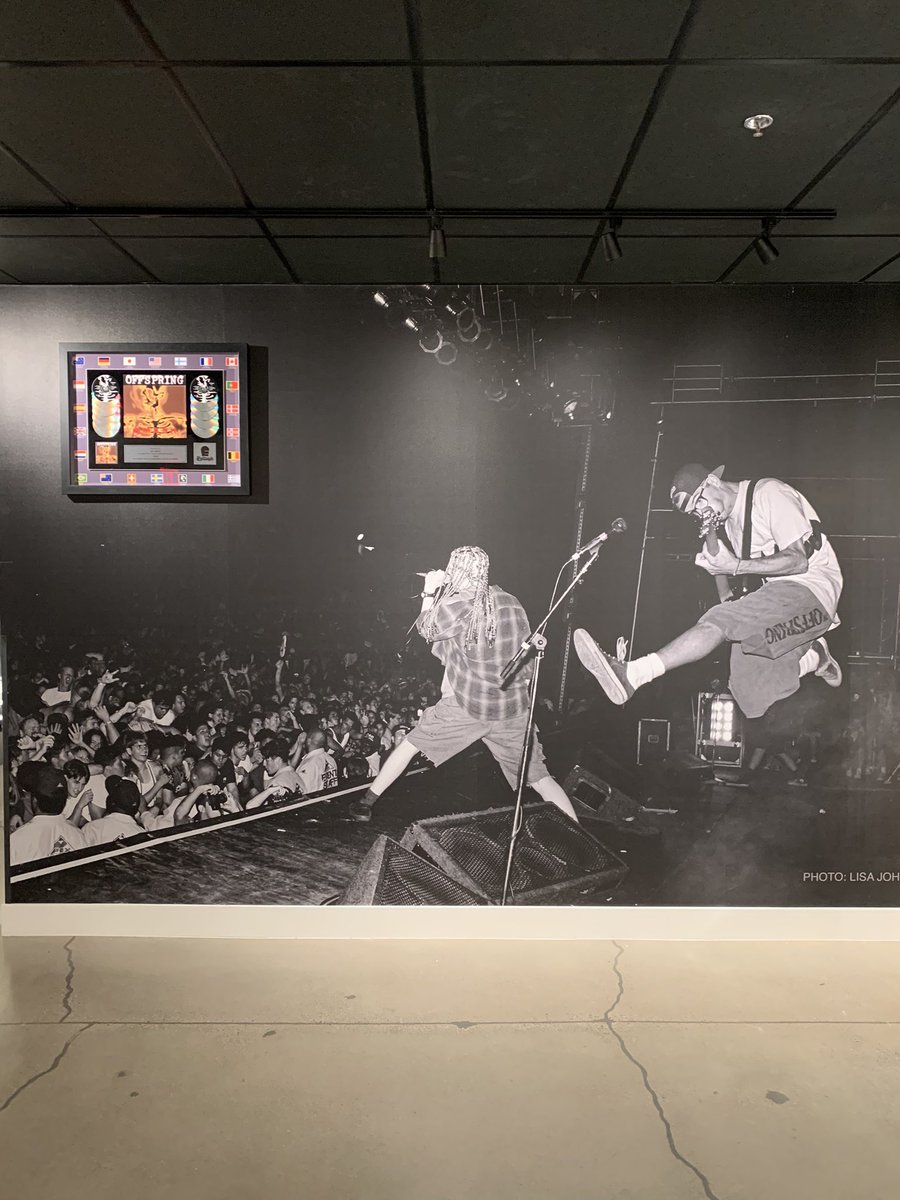 djrispoli's tweet photo. @TheGnudz Was at opening day of punk rock museum, this was rad https://t.co/7f7iqxCoKu