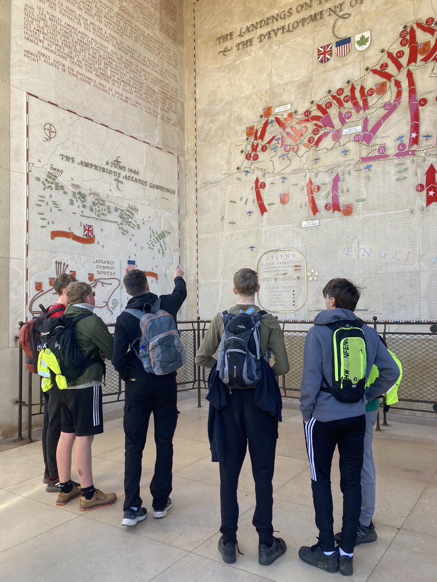 Watchetscouts's tweet photo. Day 4 of #Normandy cycling exped. Overnight Frost ! Today #OmahaBeach , #CollevilleCemetery #LeChaos #Arromanche #GoldBeach . 28 miles. Lots seen! #History #Remembrance @scouts @MoorsAndCoastal @SomersetScouts https://t.co/vO4FcwJ78E