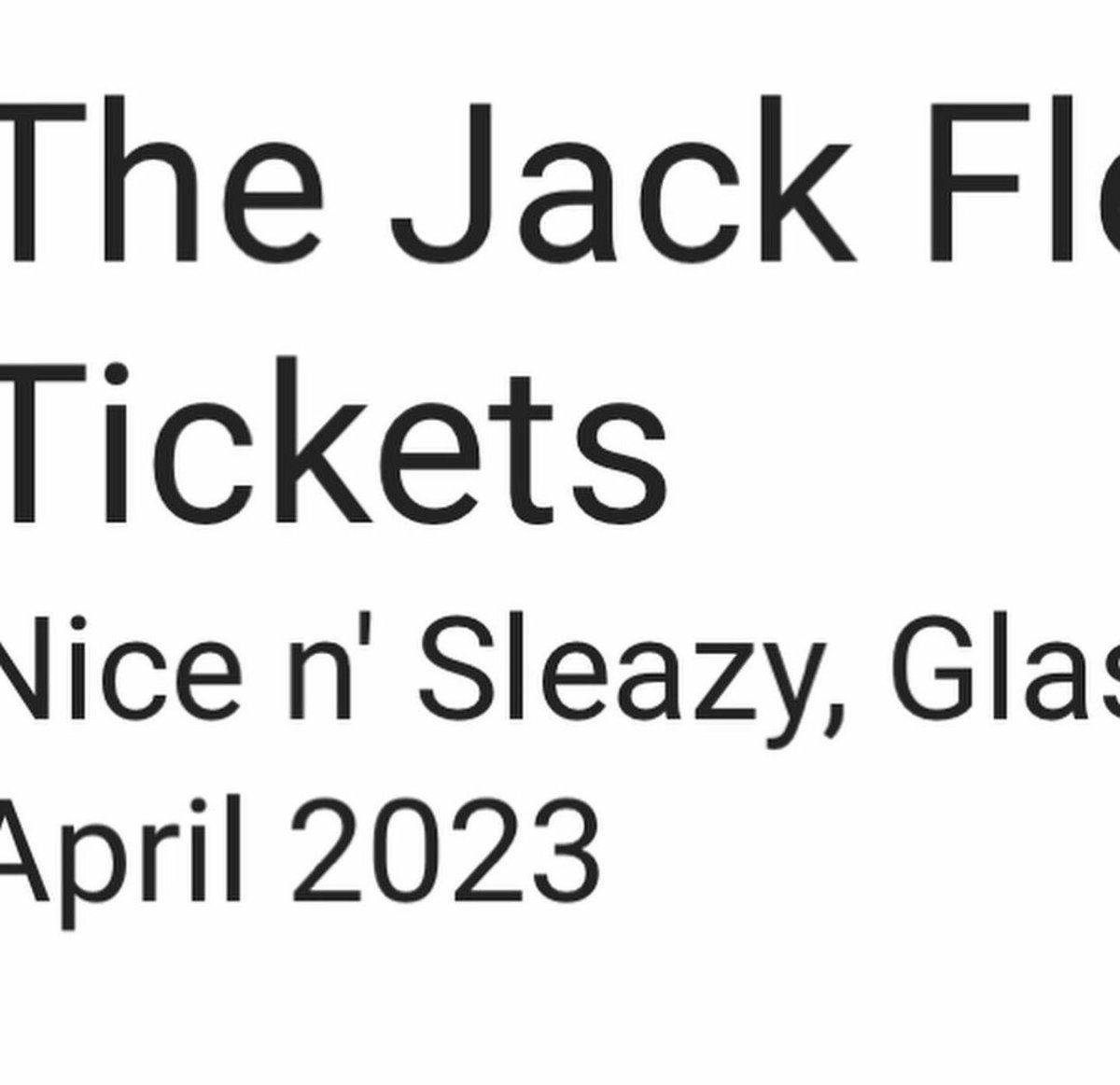 FuzzyLopMusic's tweet photo. APRIL15 // NICE N SLEAZYS

we support the Jack Fletcher Band w/ the beautifulll Isabella Strange  

get your teekets here, £8 to get in 🪩

https://t.co/HTLm4tLiJZ https://t.co/e4aZOMMHfc
