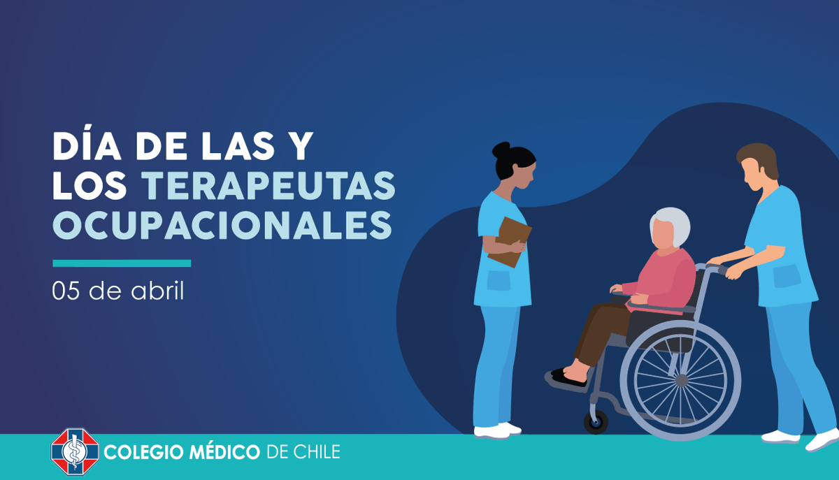 colmedchile's tweet photo. En el día de los #TerapeutasOcupacionales enviamos un caluroso saludo a todos los profesionales que se desempeñan en esta área, agradecemos y reconocemos su gran trabajo al velar por el bienestar de todos los pacientes en su rehabilitación. ¡Feliz día!
@ChileColto https://t.co/G9qWwofKyI