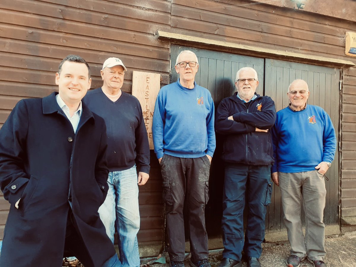 Great to visit Eastleigh Mens Shed today. What a great bunch of guys who support eachother but moreover support the local community.  Real joy visiting.