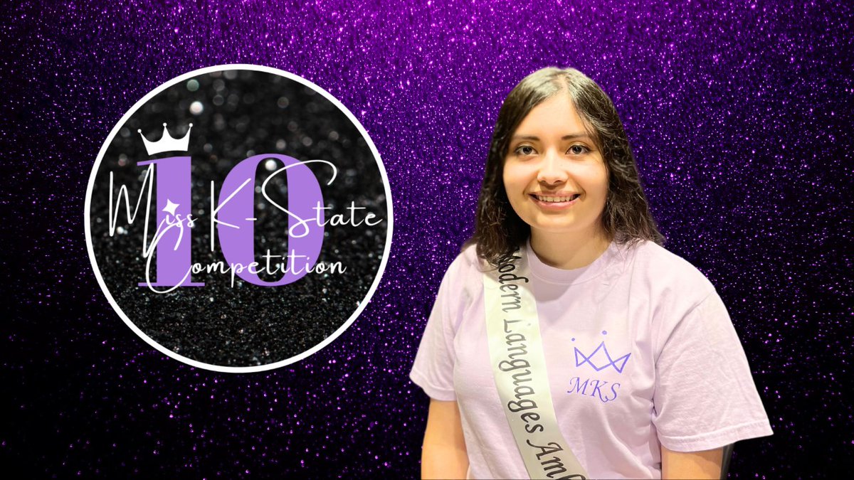 Contestant #12 is Naomi Galindo and she will be representing Modern Languages Ambassadors on April 11th. Retweet this post to help her win the Social Media Contest for Miss K-State! #MKS10