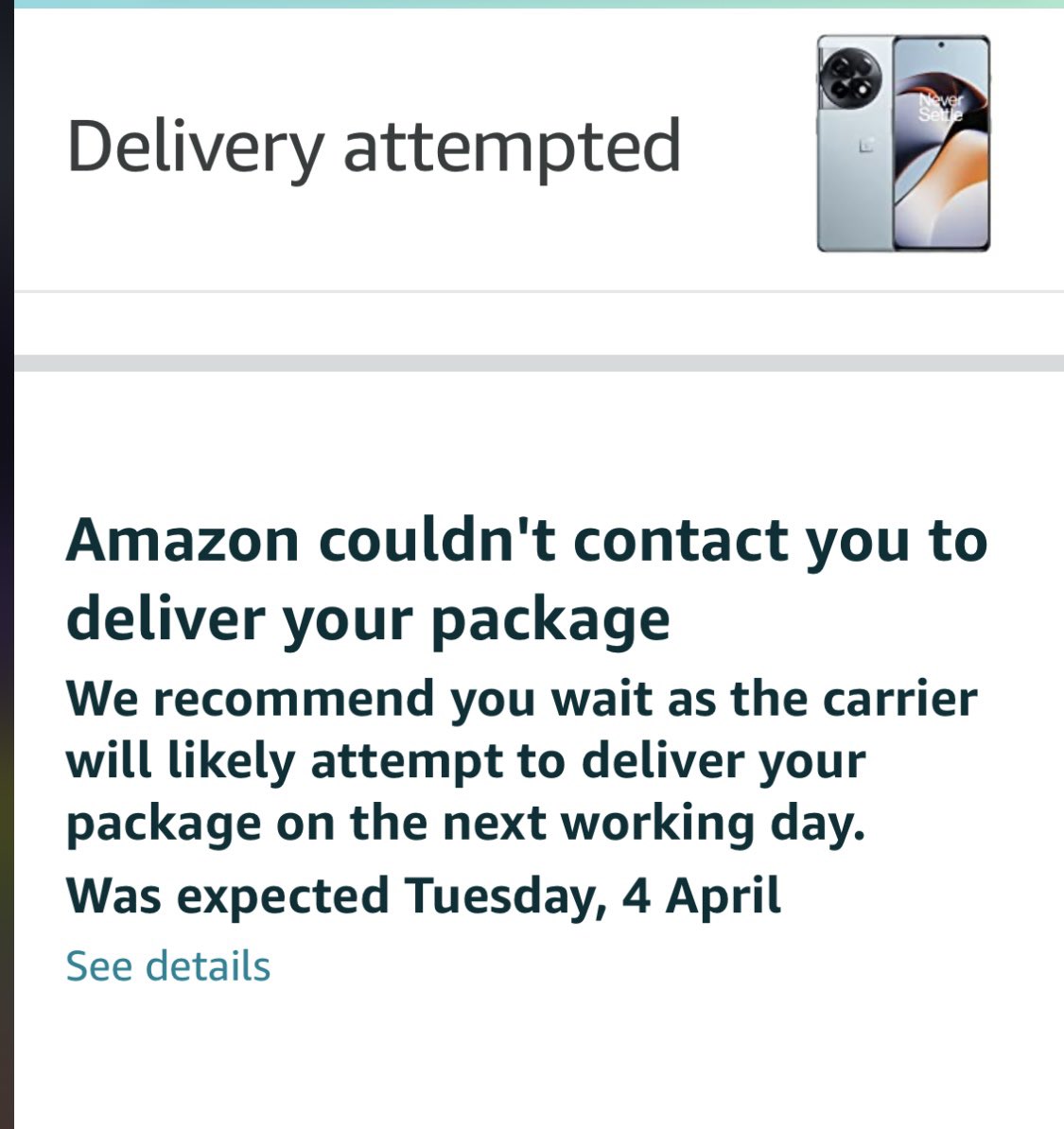 divzziii's tweet photo. @amazonIN 

My new phone was to be delivered by 9pm today. The delivery executive denied delivery &amp; said phone exchange is not possible post 9pm. The customer service team says delivery executive is lying. The blame game went on, I didn't get my parcel. 
Such #liars.. See image!! https://t.co/adxWH9129w