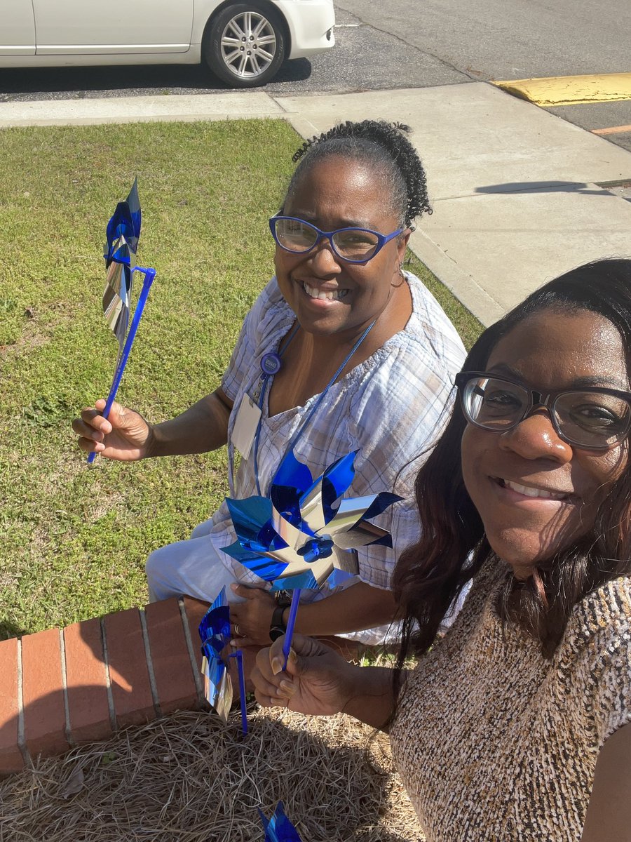 CCS CTE is doing our part for Child Abuse Prevention Month! #Pinwheels #ChildAbusePrevention #Awareness