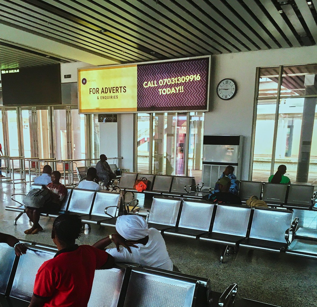 Endcorpsrailway's tweet photo. In our first round of exciting news this month,
our Railway Advertising network continues to grow as
we launch a massive 3 new screens as part of our
Waiting room takeover of the Lagos-Abeokuta- Ibadan
railway line.
#endcorps #endcorpsbillboards #railwayadvertising
#ooh https://t.co/4d8wqQ8oVq