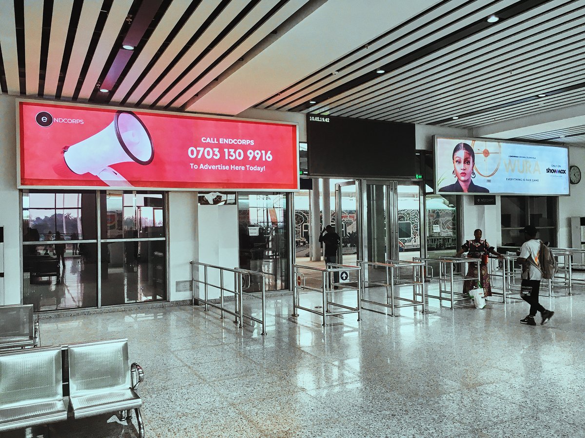 Endcorpsrailway's tweet photo. In our first round of exciting news this month,
our Railway Advertising network continues to grow as
we launch a massive 3 new screens as part of our
Waiting room takeover of the Lagos-Abeokuta- Ibadan
railway line.
#endcorps #endcorpsbillboards #railwayadvertising
#ooh https://t.co/4d8wqQ8oVq