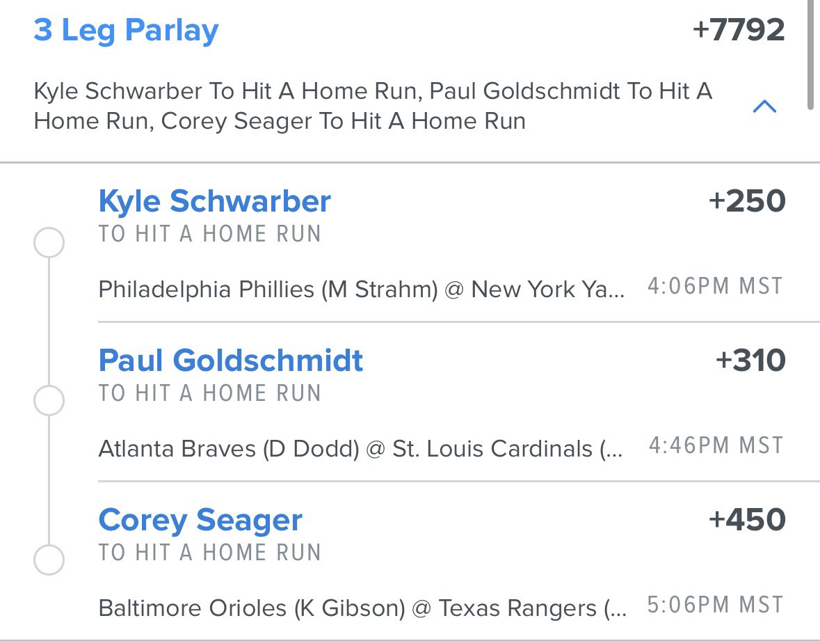 TripleJSports3's tweet photo. In honor of Dinger Tuesday, a Nuke Dinger Parlay

+7792 🚀 https://t.co/YTQEGXgtDl