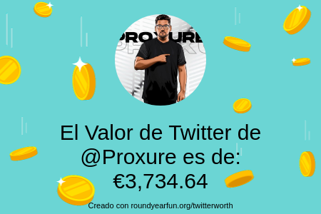 Mi valor en Twitter es de: €3,734.64

Encuentra el tuyo(a) con funroundy.click/twitterworth?l…

⠀
