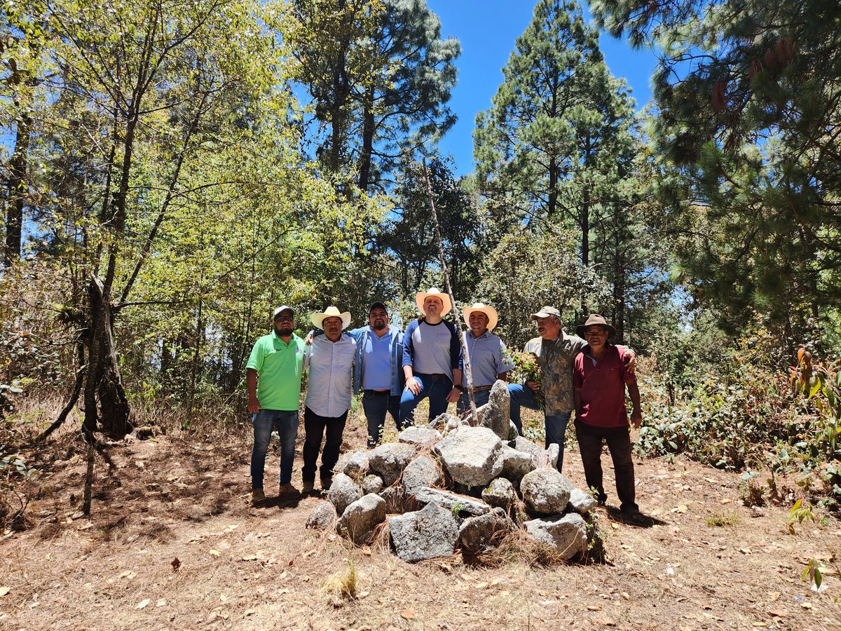 ppavel77's tweet photo. Hoy en Santo Tomás Mazaltepec #Etla #Oaxaca en compañia de Comisariado de Bienes Comuales visitanos el paraje conocido como "El Gualache/Cerro del Venado", ubicado en su zona de Bosque, una importante zona para la captación de agua y recarga del acuífero en los Valles Centrale. https://t.co/mVtnYPaBDi