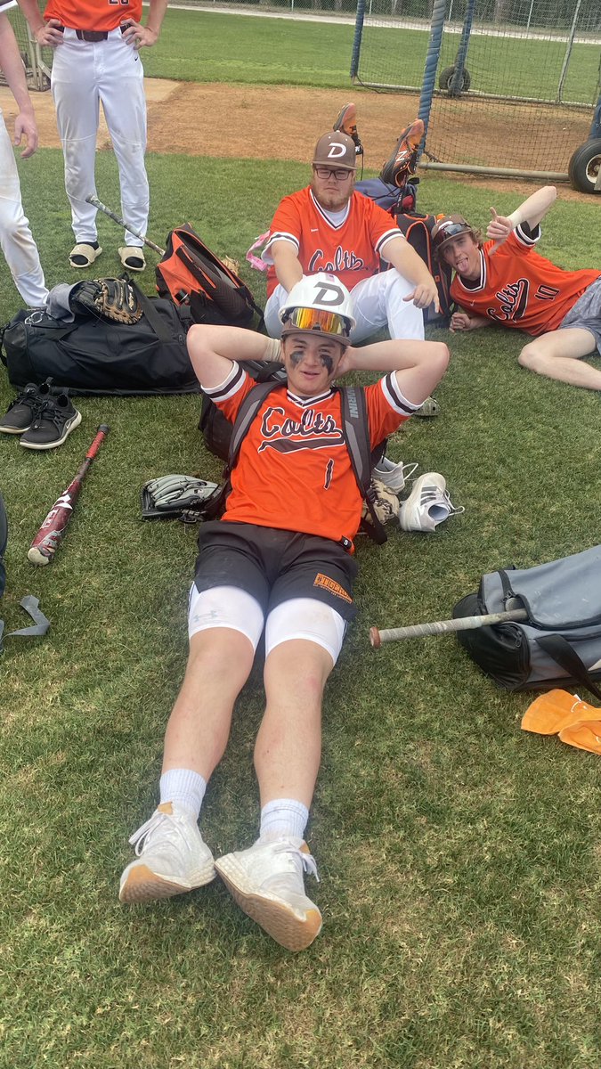 After trailing 7-1 after 1 inning the #6 ranked Colts rally to win 12-8.  <a href="/ashton_renfro/">Ashton Renfro</a> gets the win.  <a href="/MangisBrody/">Brody Mangis</a> had 3 extra base hits.  Colts get an off day tomorrow in sunny Florida.  Back at it Thursday.  #Kenwood 🤙🏻