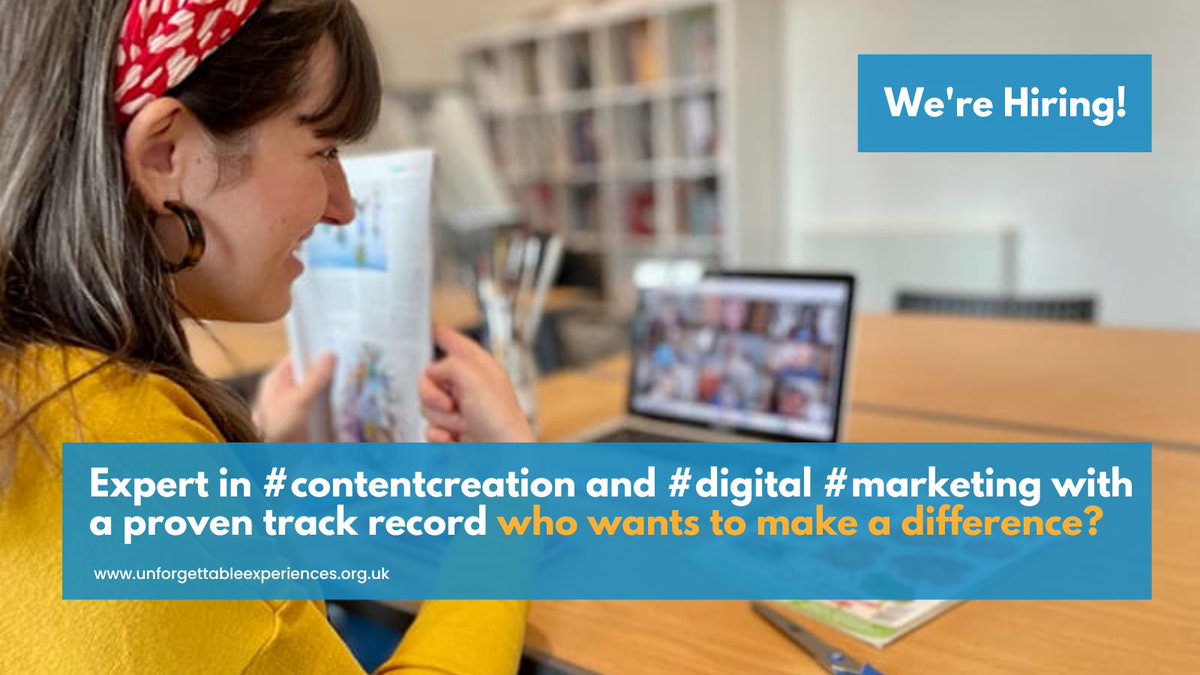 UnforgetExp's tweet image. Searching for your next #jobopportunity which offers #flexibility #remoteworking and a chance to #makeadifference?

Unforgettable Experiences are looking for a highly #creative, #ambitious #digital #contentcreator who has delivered successful #campaigns. 

Inbox us for details!