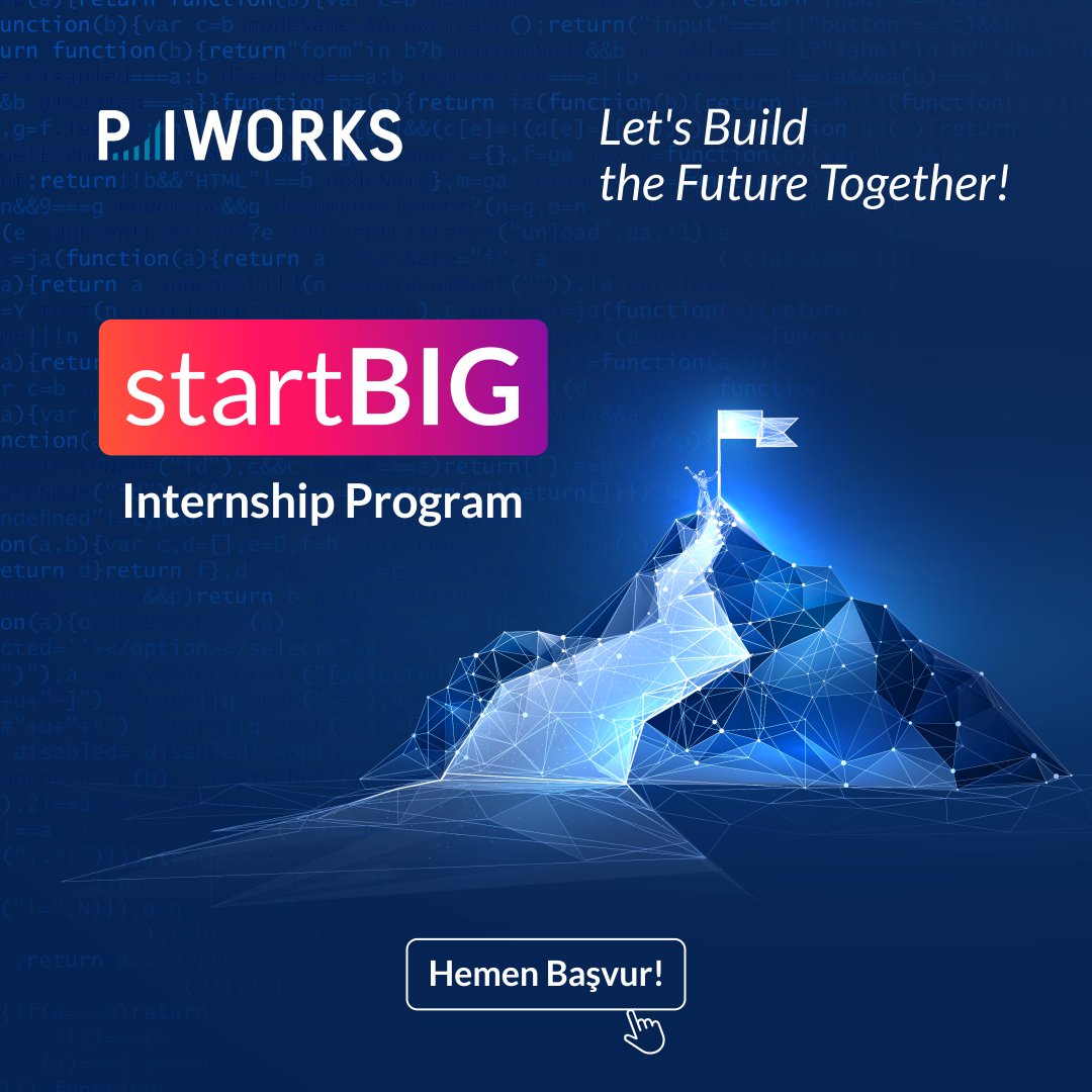 coderspace_io's tweet image. P.I. Works startBIG Staj Programı başvuruları uzatıldı! 🙌 startBIG Staj Programı’nda seni neler bekliyor?

🌍 İstediğin yerden çalışma imkânı,
🎯 İnteraktif ve ilham verici bir yolculuk,
💼 Staj sonrasında işe girme fırsatı!

coderspace.io/etkinlikler/pi…

#Coderspace #staj @piworks