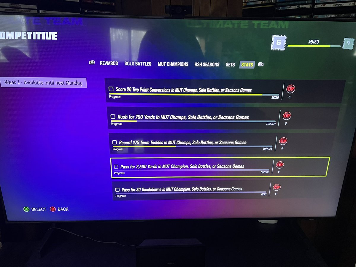 pulpit33's tweet photo. @EAHelp My account glitched with the new Competitive pass and it already had categories filled for Solos, and now it’s not giving me credit for battles. Just won a solo with 108 points scored and a ton of passing, but none shows up: https://t.co/OHNTfDMVTl
