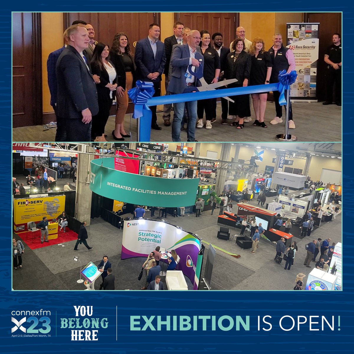 ConnexFM's tweet image. The ConnexFM2023 tradeshow floor is NOW OPEN! Come and see what our exhibitors have in store!

#ConnexFM2023 #YouBelongHere