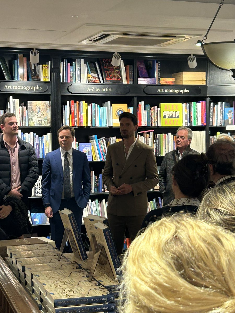 Over @Hatchards tonight  @leonmccarron launched #WoundedTigris @CorsairBooks woundedtigris.com 👀 for a short film from the snow-capped mountains at the headwaters to the languid yawn of the Gulf by @vonplanta, & featuring the voices of those who live by the river. 💎