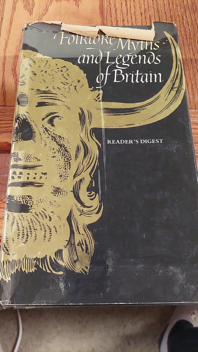 Found a great copy of the Readers Digest: Folklore, Myths, and Legends of Great Britain a while back.  I think it's finally time I read it

#horrorstudies #horrorstudyhall #folklore #horrorliterature