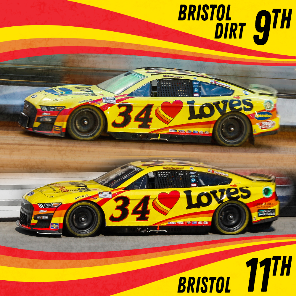A different look: In two races at @ItsBristolBaby, @mc_driver notched career bests at both versions of the Bristol Motor Speedway with @lovestravelstop on his @FordPerformance Mustang https://t.co/YHa4rDPo18