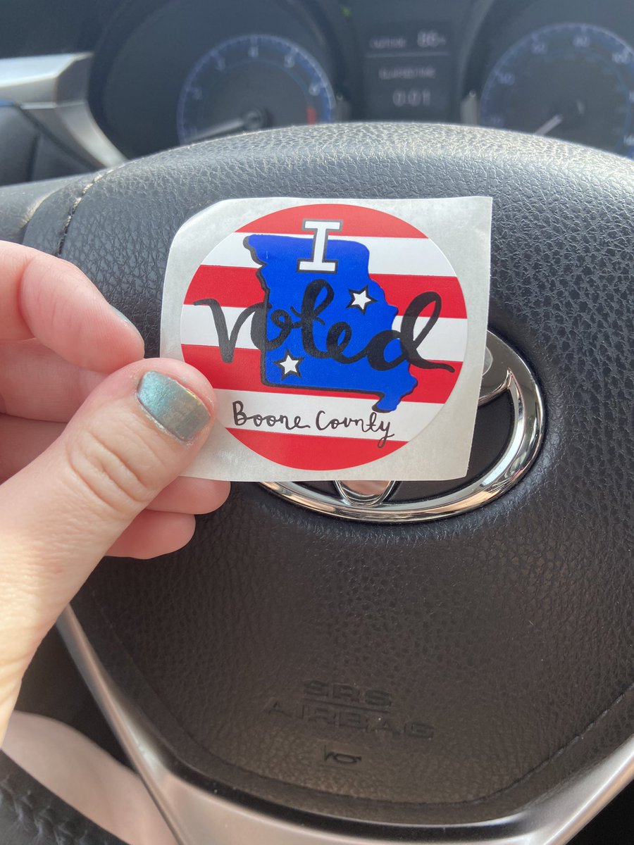 Voter 861 at my polling place, your voice matters!