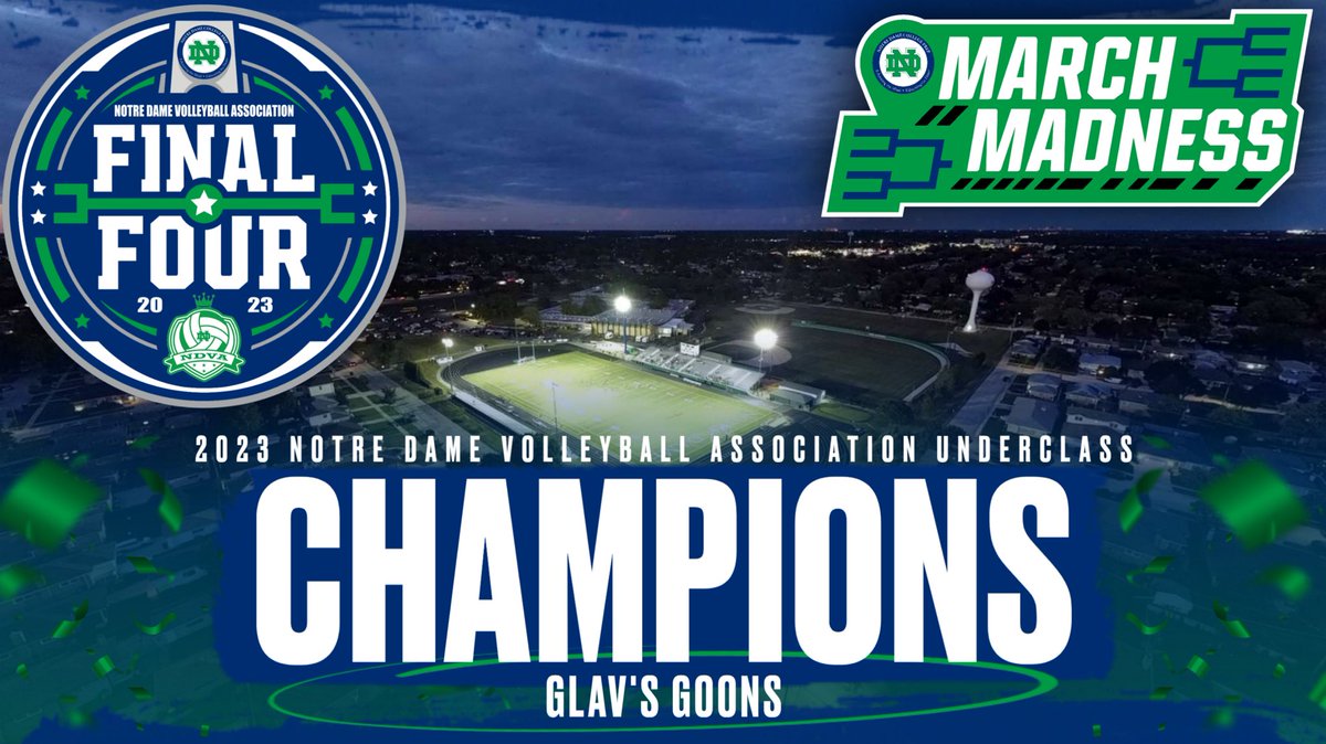 Congrats to Glav’s Goons on their NDVA Underclass championship!  Winners eat!