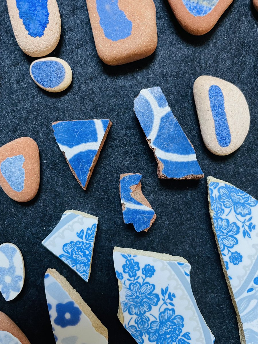 _straci's tweet image. #seapottery #blue #loveblue