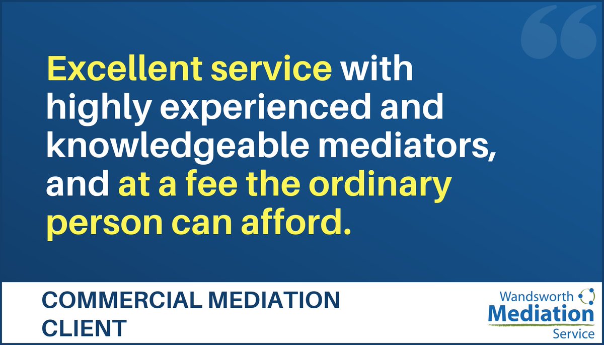 Great feedback from a commercial mediation client in a landlord-tenant case. We are thrilled to hear that our service provided excellent results with experienced mediators, and at an affordable cost. #commercialmediation #landlordtenant
