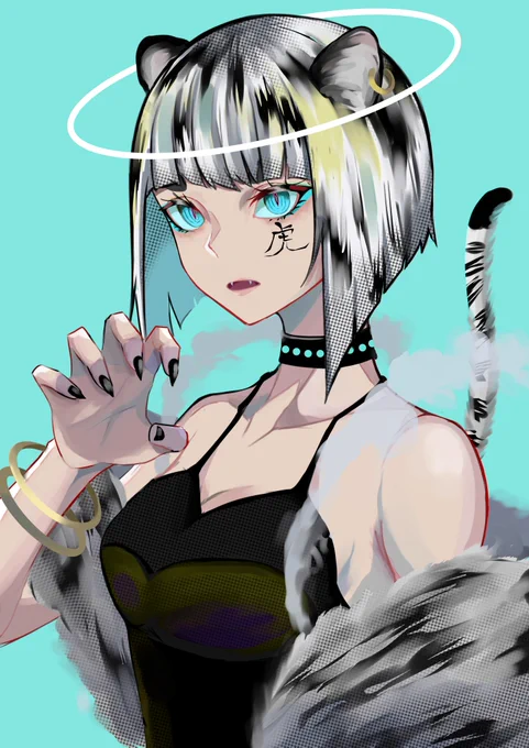#イラスト白虎 