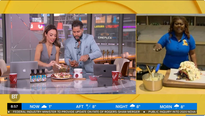 ONFishFarmers's tweet photo. Spotted: Our favourite fish ambassador Chef Raquel Fox on @breakfasttelevision making nachos with Ontario farm-raised rainbow trout! 🐟
Watch and see recipe: https://t.co/leeAJnGIzm https://t.co/yEPnTJkJrw