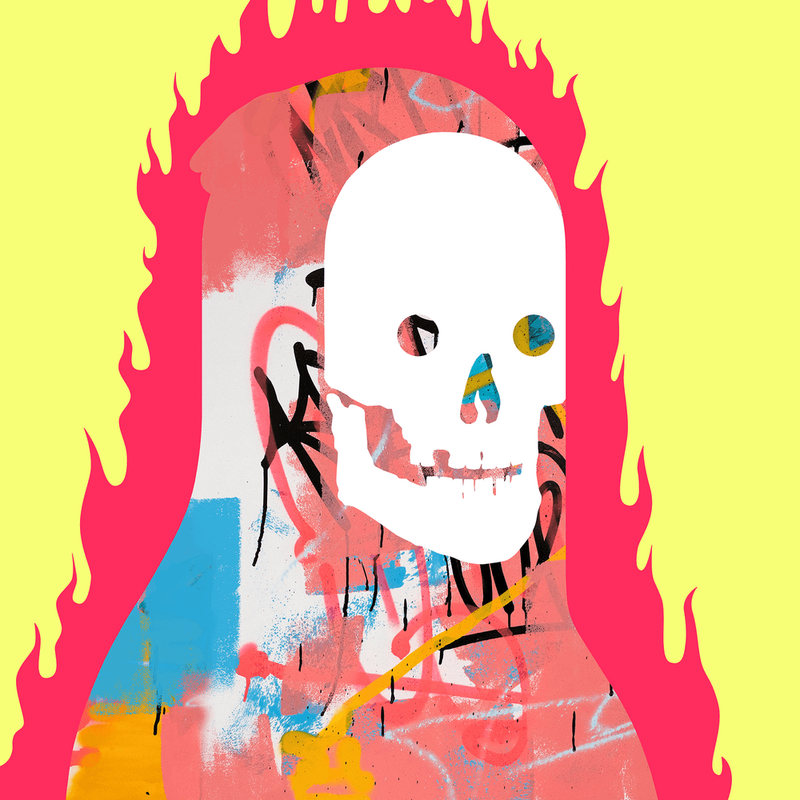 Bandit_B0t's tweet photo. Reeder's Cyber Bandits NFTs are like a digital acid trip. #digitaltrip #art #Reeder #collectible #cryptoart #NFT #postmodern #NFTcommunity https://t.co/0mSDc6UXVl