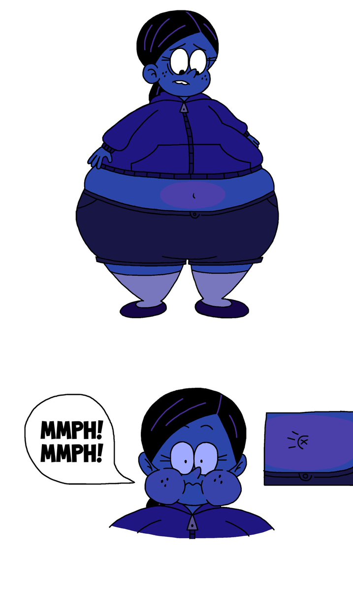 Here's Ronnie Anne's blueberry inflation. Based off of Violet Beauregarde  from Charlie and the Chocolate Factory! #violetbeauregarde  #charlieandthechocolatefactory #theloudhouse #thecasagrandes #ronnieanne, image size:717x1200