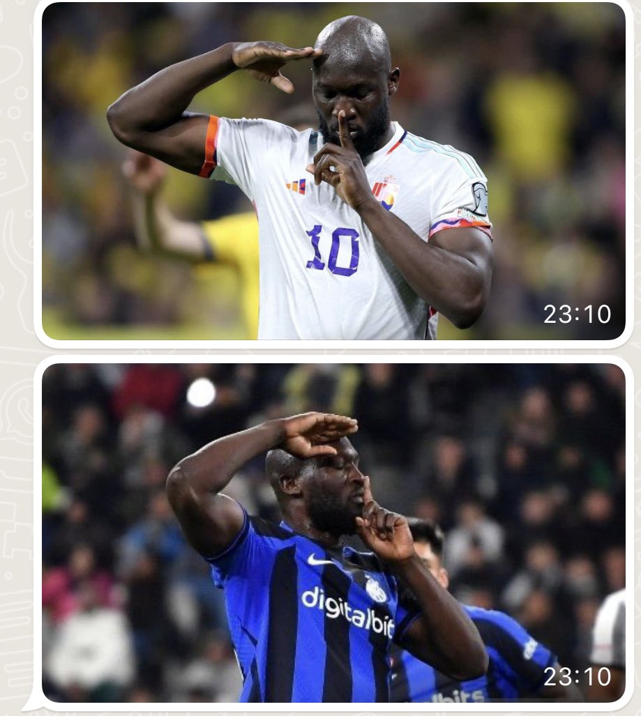 Trova le differenze. 
#Lukaku #JuveInter
