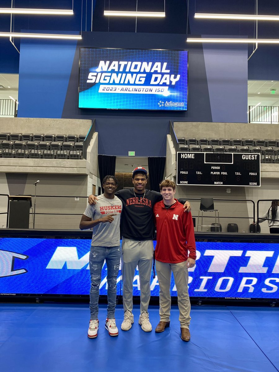 3 Huskers 1 School! Love these guys🤞🏽❤️ #NationalSigningDay #GBR