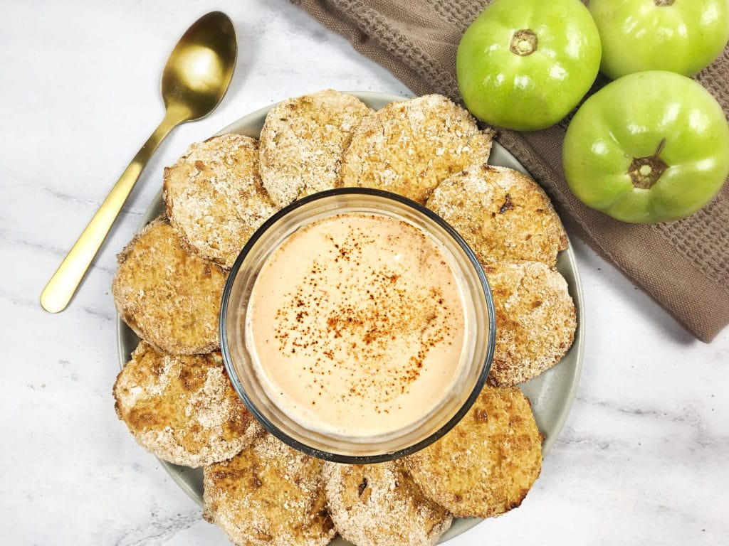 AF_Recipes's tweet photo. Air Fryer Fried Green Tomatoes With Ranch Salsa https://t.co/NIMu6dFC46 https://t.co/taCDXsCurW