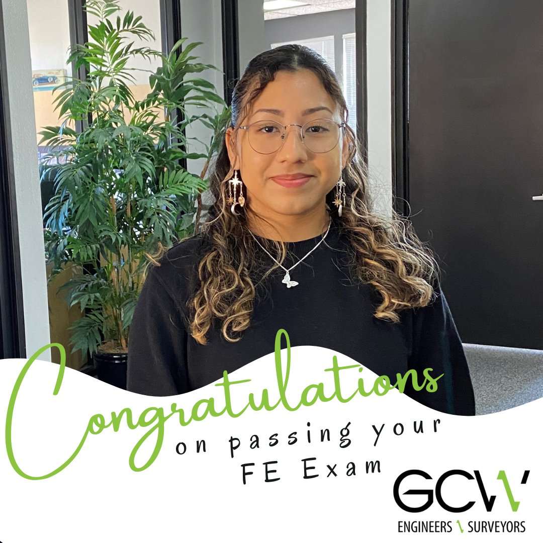 GCW_Eng's tweet photo. We are very proud to congratulate Catherine for passing the FE exam! Congratulations on your new milestone achievement! #Engineering #EngineersInTraining #congratulations https://t.co/jByBTsITYF